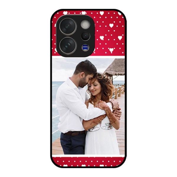 Vivo V70 Elite 5G Custom Glass Phone Case - Hearts Mobile Case Design