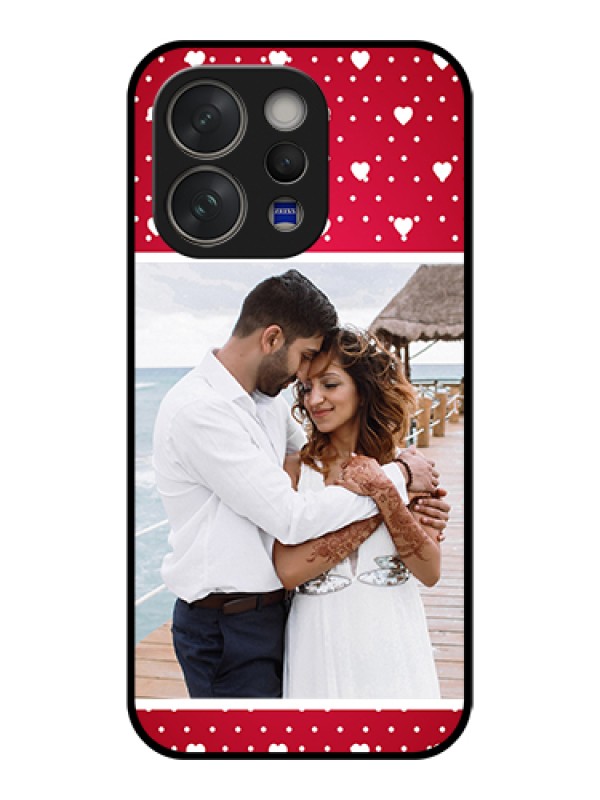 Custom Vivo V70 Elite 5G Custom Glass Phone Case - Hearts Mobile Case Design