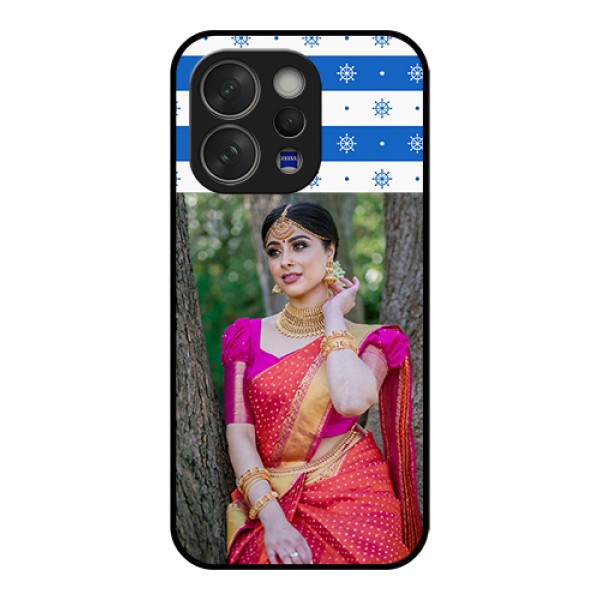 Vivo V70 Elite 5G Custom Glass Phone Case - Snow Pattern Design