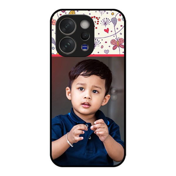 Vivo V70 Elite 5G Custom Glass Phone Case - Premium Floral Design