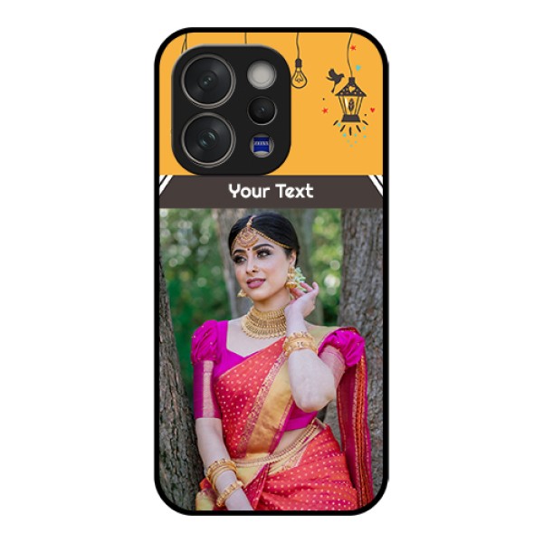 Vivo V70 Elite 5G Custom Glass Phone Case - With Family Picture And Icons Vivo V70 Elite 5G Custom Glass Phone Case - With Family Picture And Icons