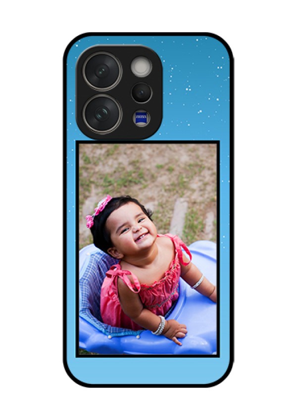 Vivo V70 Elite 5G Custom Glass Phone Case - Wave Pattern Colorful Design