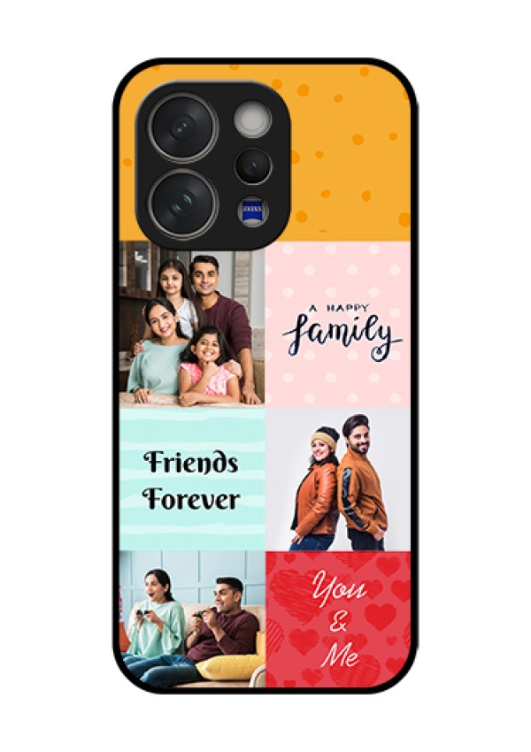 Vivo V70 Elite 5G Custom Glass Phone Case - Images With Quotes Design