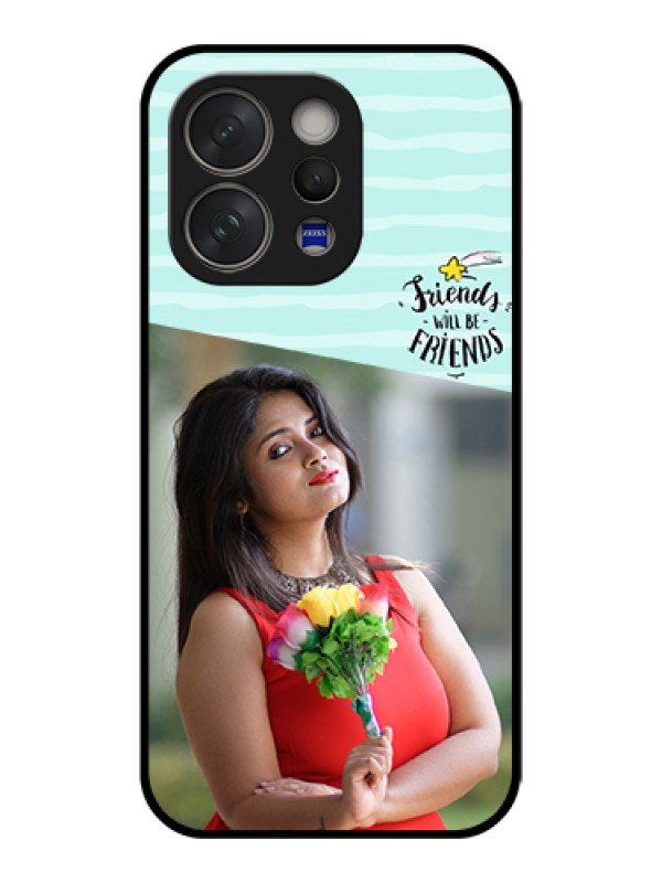 Custom Vivo V70 Elite 5G Custom Glass Phone Case - Friends Picture Icon Design