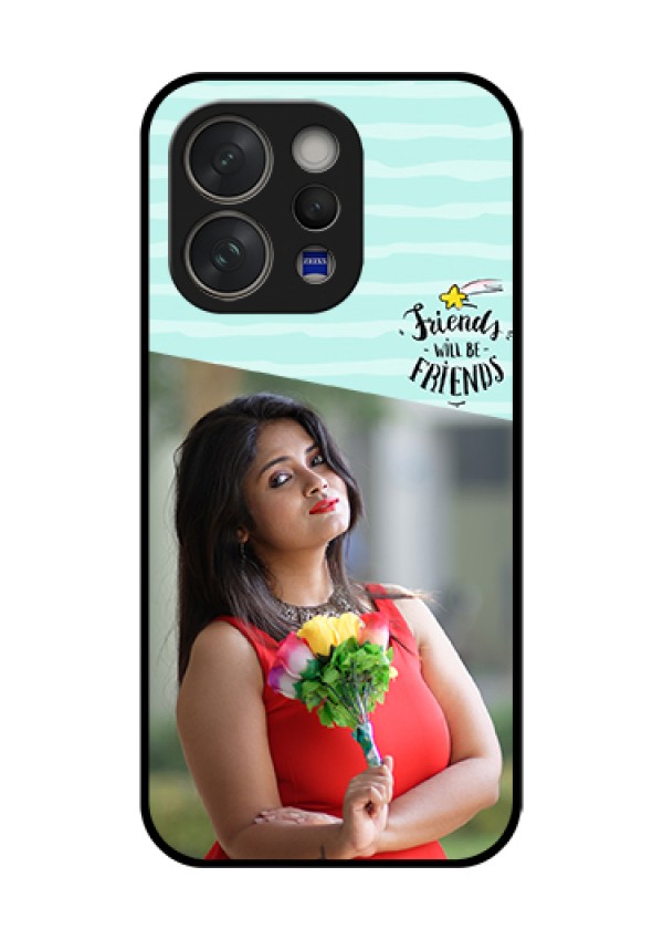 Vivo V70 Elite 5G Custom Glass Phone Case - Friends Picture Icon Design