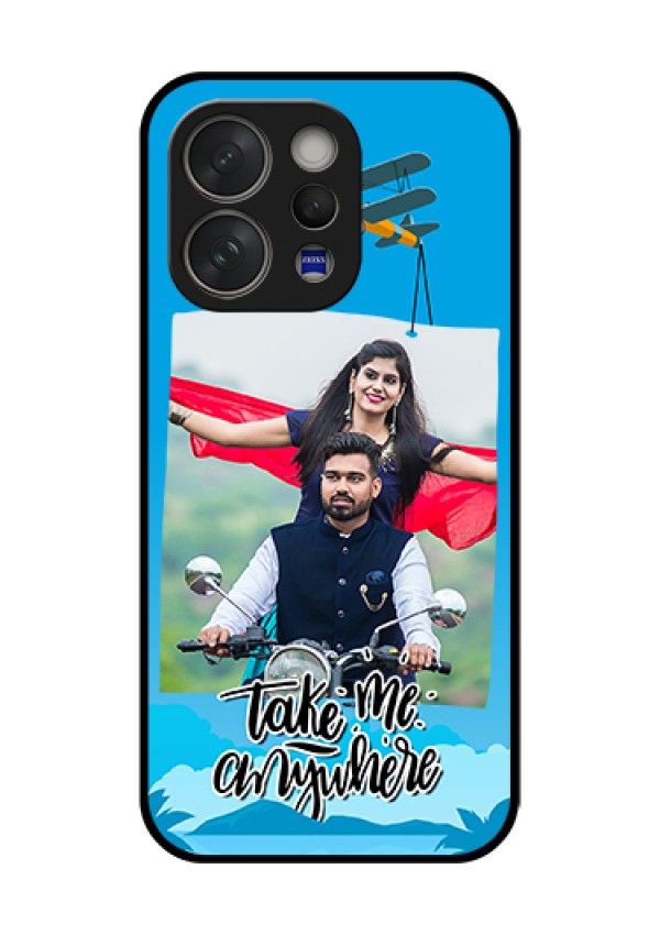Vivo V70 Elite 5G Custom Glass Phone Case - Traveller Design