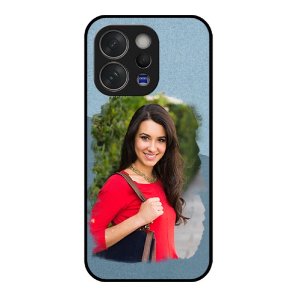 Vivo V70 Elite 5G Custom Glass Phone Case - Grunge Line Art Design