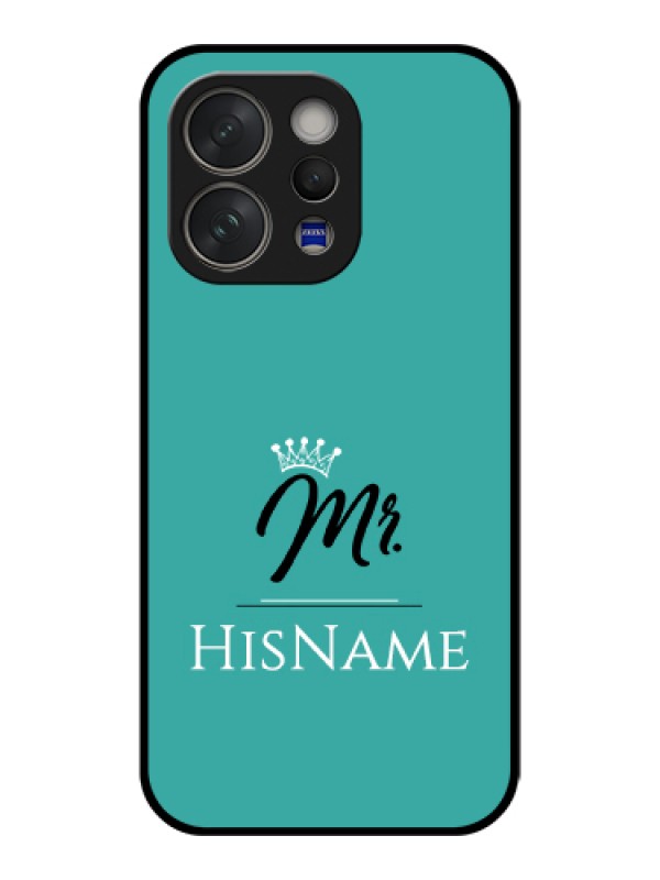 Custom Vivo V70 Elite 5G Custom Glass Phone Case - Mr With Name Design