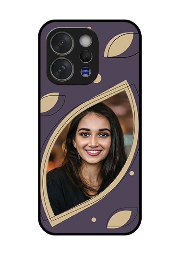 Vivo V70 Elite 5G Custom Glass Phone Case - Falling Leaf Design