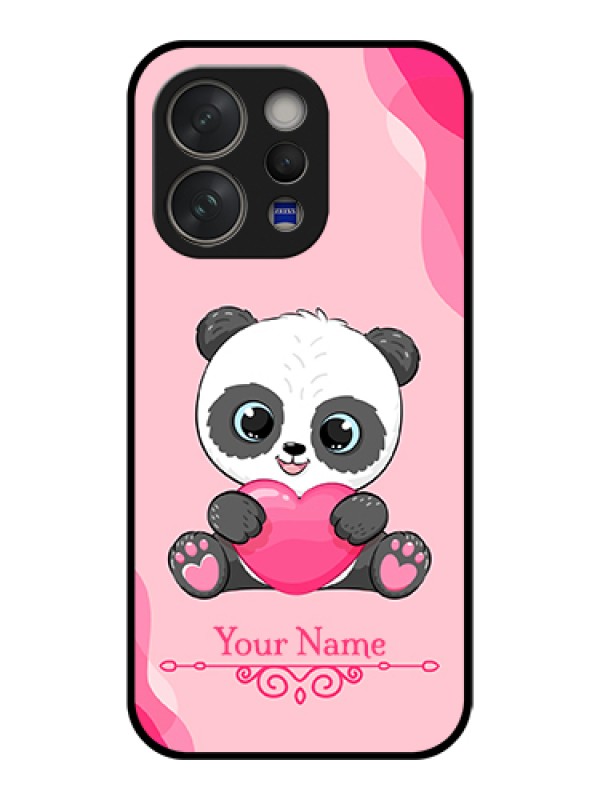 Custom Vivo V70 Elite 5G Custom Glass Phone Case - Cute Panda Design