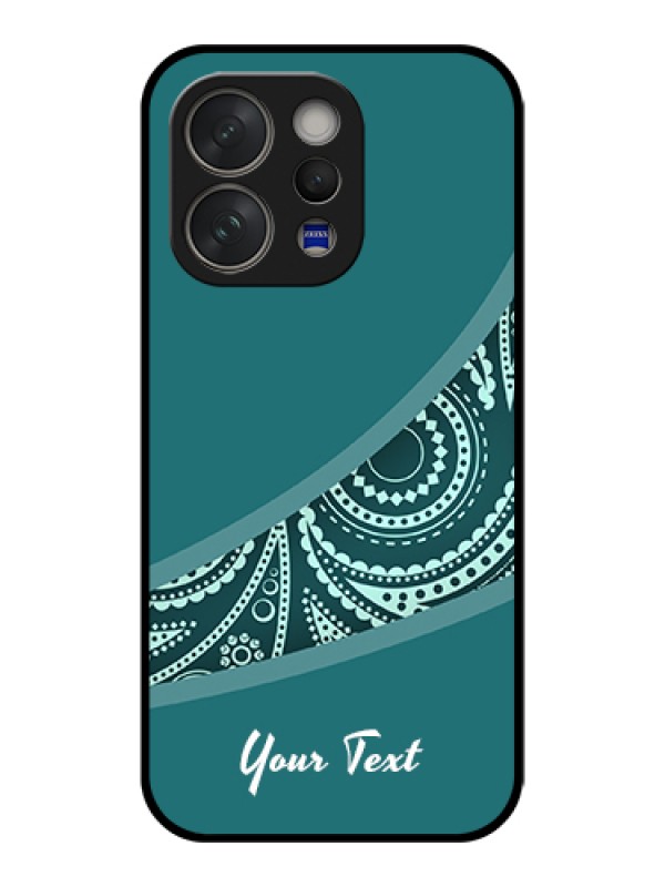 Custom Vivo V70 Elite 5G Custom Glass Phone Case - Semi Visible Floral Design