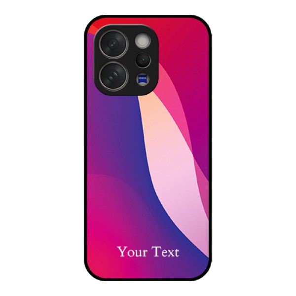 Vivo V70 Elite 5G Custom Glass Phone Case - Digital Abstract Overlap Design
