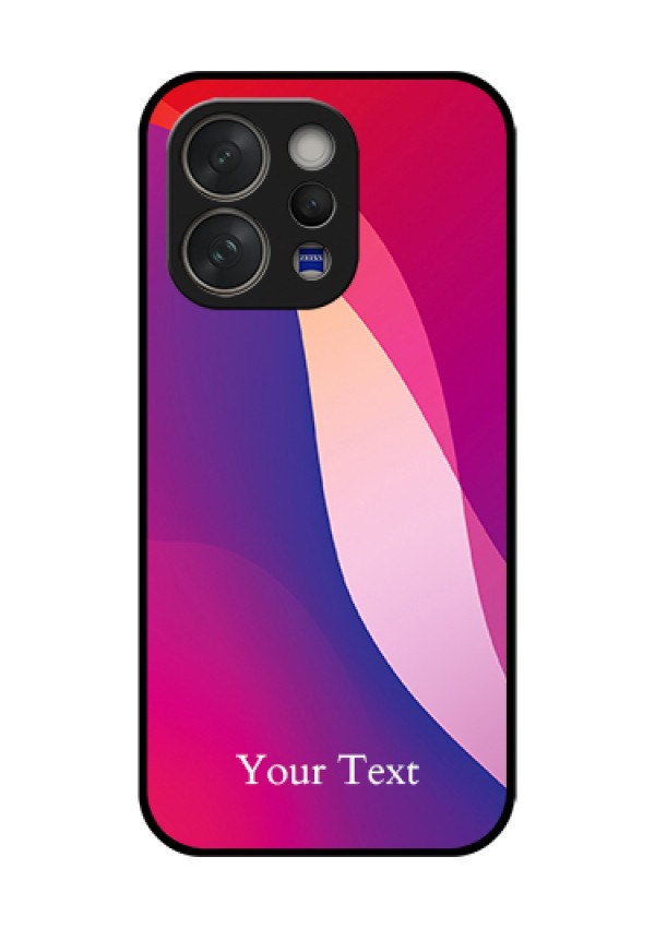 Vivo V70 Elite 5G Custom Glass Phone Case - Digital Abstract Overlap Design