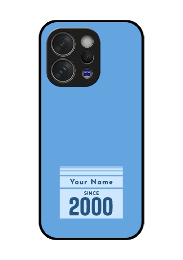 Vivo V70 Elite 5G Custom Glass Phone Case - Custom Year Of Birth Design