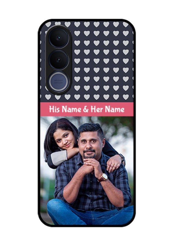 Vivo V70 FE 5G Custom Glass Phone Case - Love Symbols Design