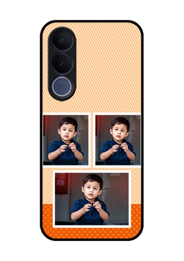 Vivo V70 FE 5G Custom Glass Phone Case - Bulk Photos Upload Design