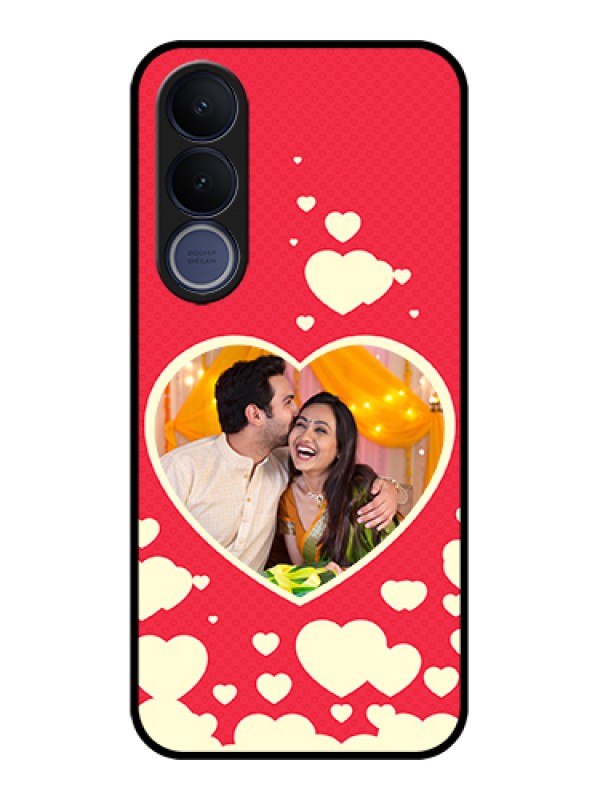 Custom Vivo V70 FE 5G Custom Glass Phone Case - Love Symbols Phone Cover Design