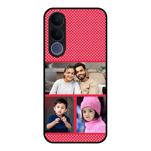 Vivo V70 FE 5G Custom Glass Phone Case - Bulk Photo Upload Design