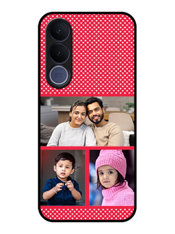 Custom Vivo V70 FE 5G Custom Glass Phone Case - Bulk Photo Upload Design