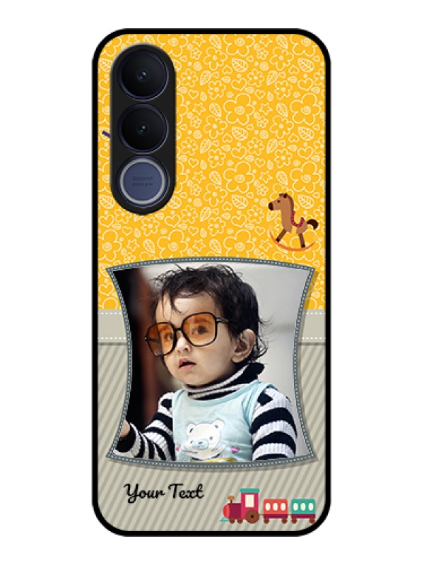Custom Vivo V70 FE 5G Custom Glass Phone Case - Baby Picture Upload Design