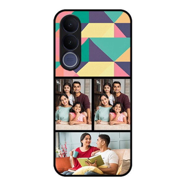 Vivo V70 FE 5G Custom Glass Phone Case - Bulk Pic Upload Design