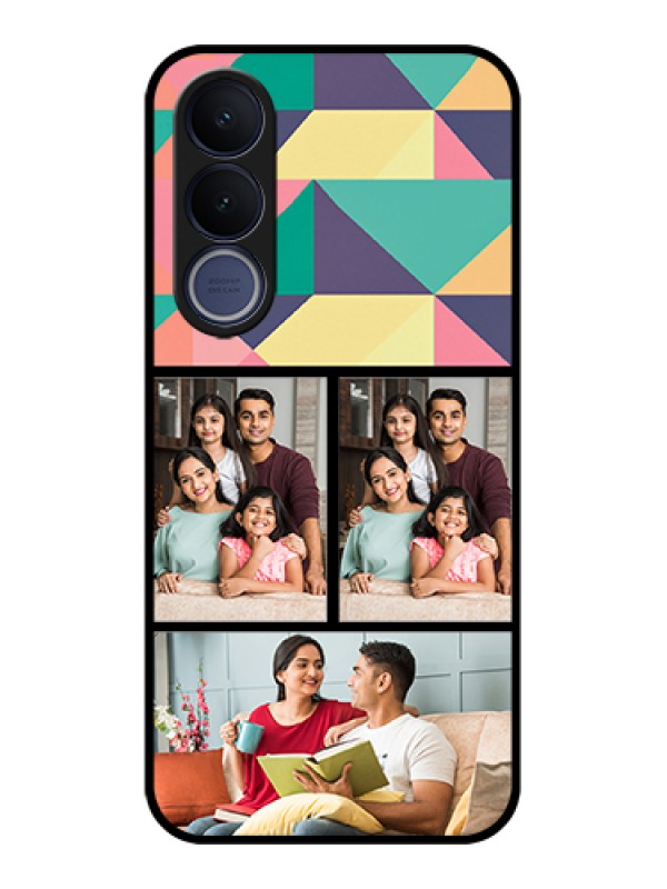 Custom Vivo V70 FE 5G Custom Glass Phone Case - Bulk Pic Upload Design