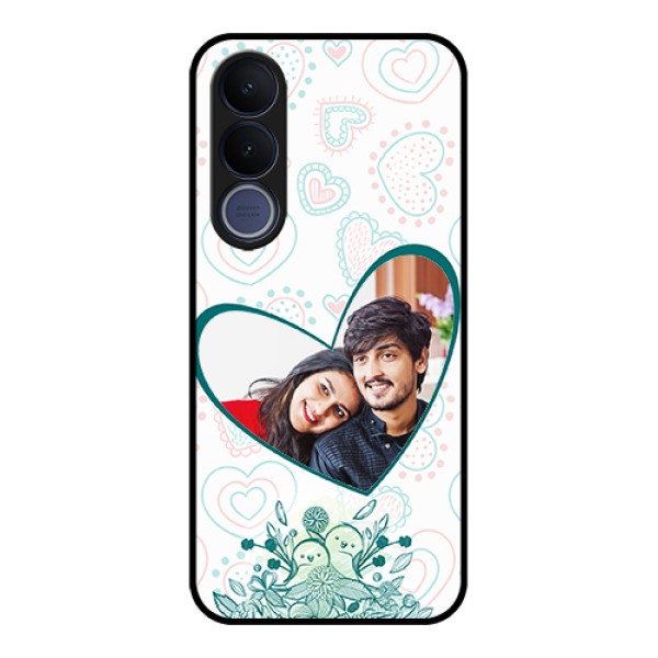 Vivo V70 FE 5G Custom Glass Phone Case - Premium Couple Design