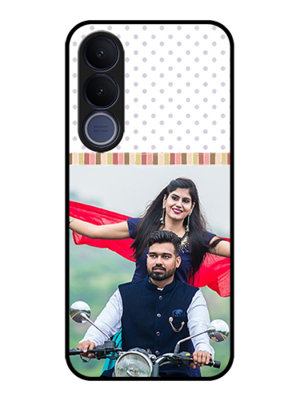 Custom Vivo V70 FE 5G Custom Glass Phone Case - Cute Family Design