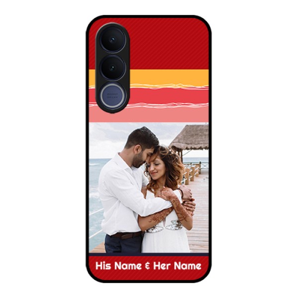 Vivo V70 FE 5G Custom Glass Phone Case - Colorful Case Design