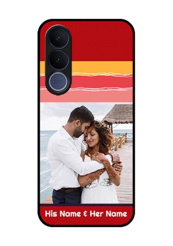 Vivo V70 FE 5G Custom Glass Phone Case - Colorful Case Design