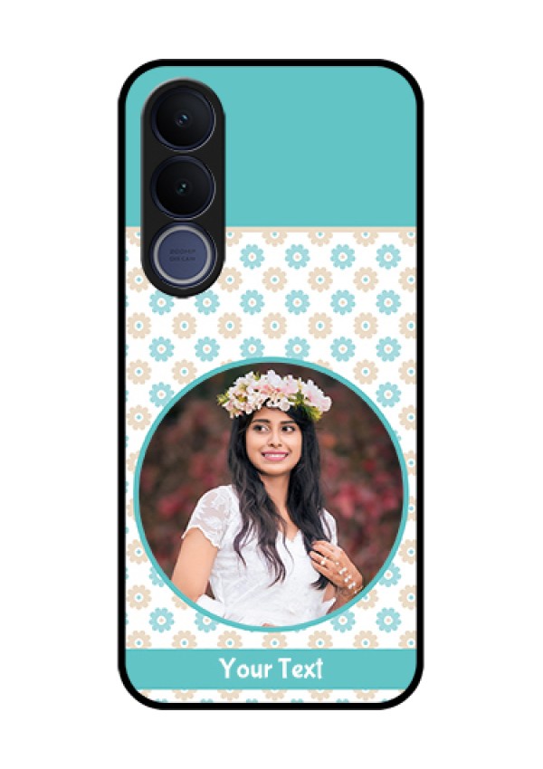 Vivo V70 FE 5G Custom Glass Phone Case - Beautiful Flowers Design