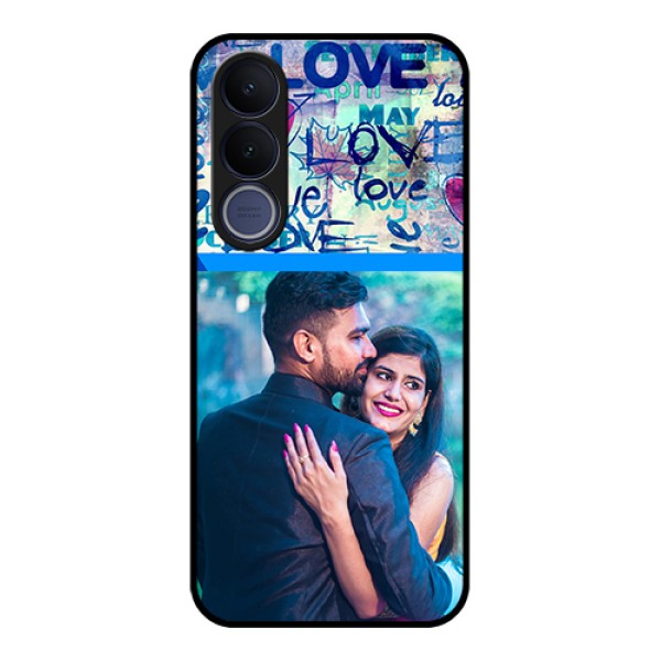 Vivo V70 FE 5G Custom Glass Phone Case - Colorful Love Design