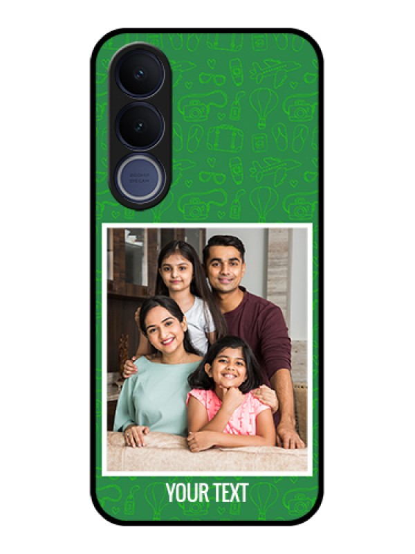 Custom Vivo V70 FE 5G Custom Glass Phone Case - Picture Upload Design