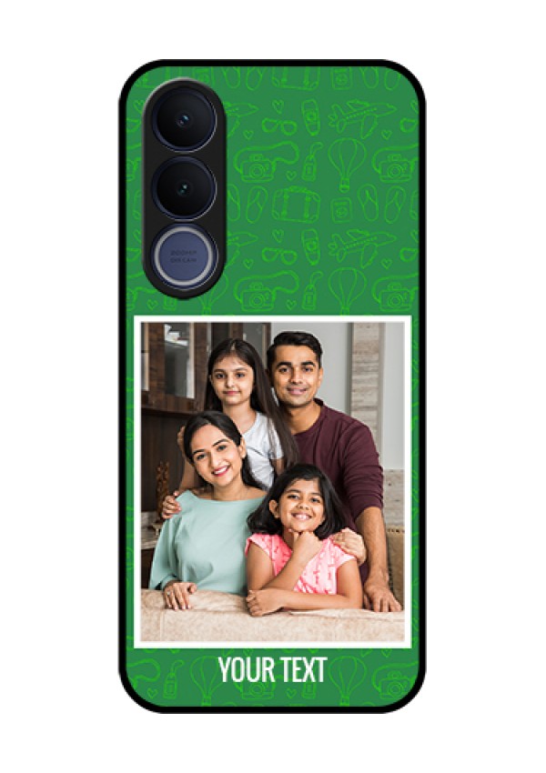 Vivo V70 FE 5G Custom Glass Phone Case - Picture Upload Design