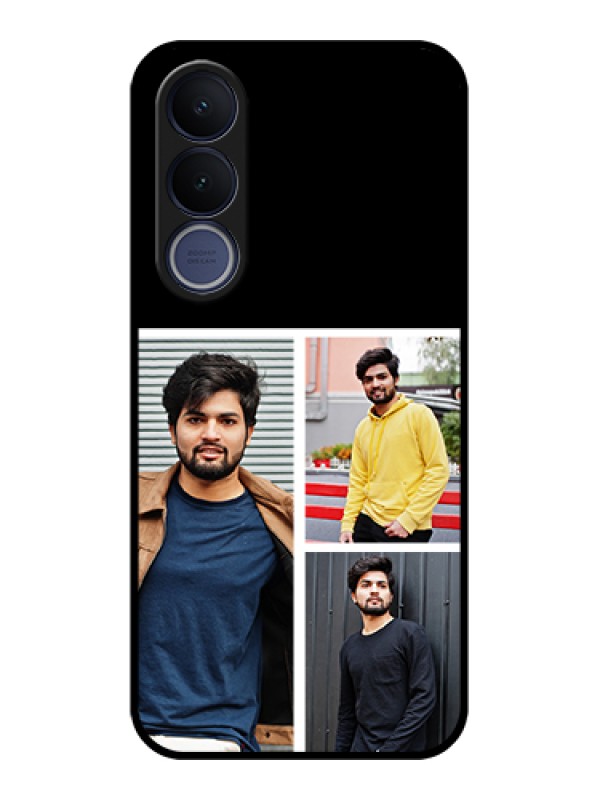Custom Vivo V70 FE 5G Custom Glass Phone Case - Upload Multiple Picture Design