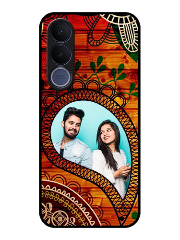 Custom Vivo V70 FE 5G Custom Glass Phone Case - Abstract Colorful Design