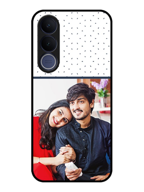 Custom Vivo V70 FE 5G Custom Glass Phone Case - Premium Dot Design