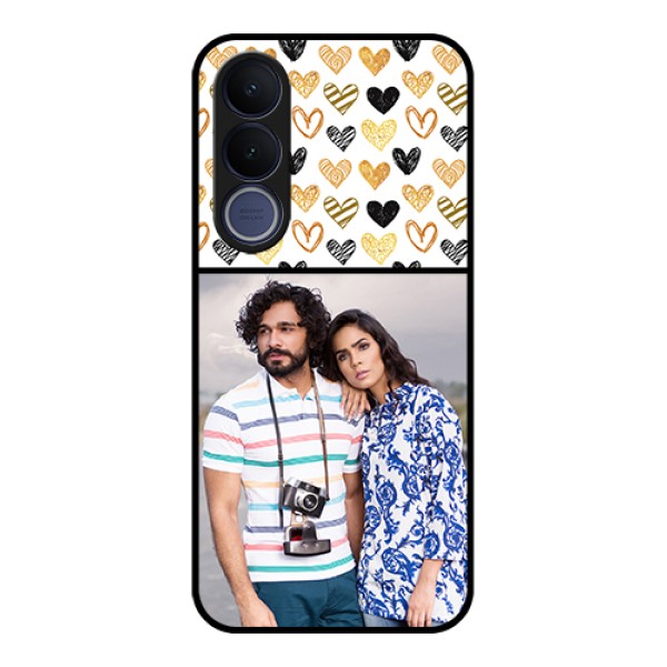 Vivo V70 FE 5G Custom Glass Phone Case - Love Symbol Design