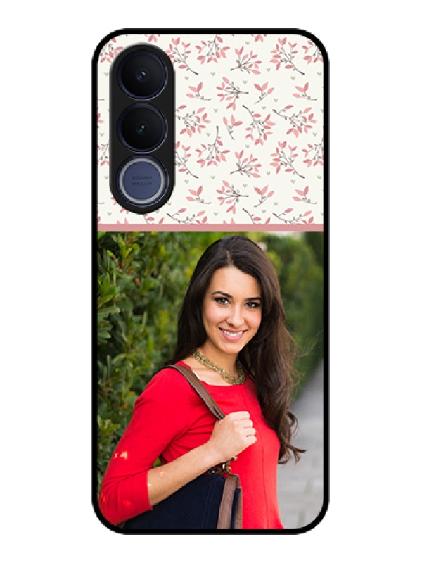 Custom Vivo V70 FE 5G Custom Glass Phone Case - Stunning Floral Design