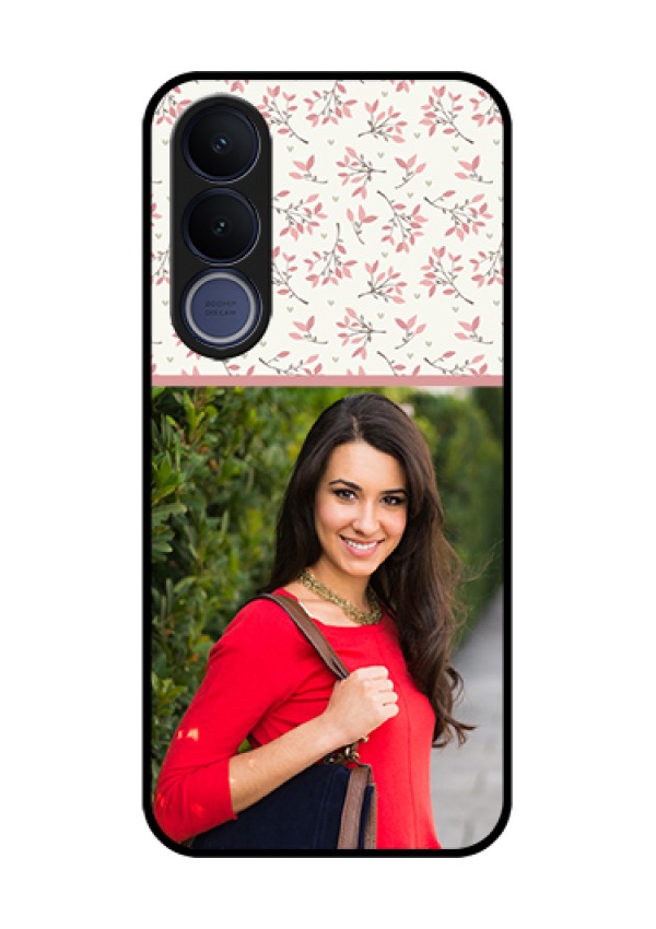 Vivo V70 FE 5G Custom Glass Phone Case - Stunning Floral Design
