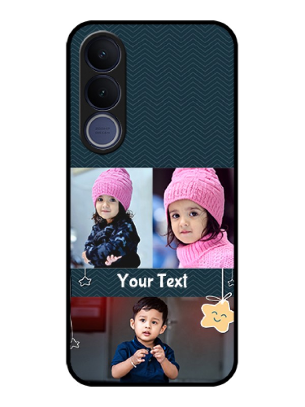 Custom Vivo V70 FE 5G Custom Glass Phone Case - Hanging Stars Design