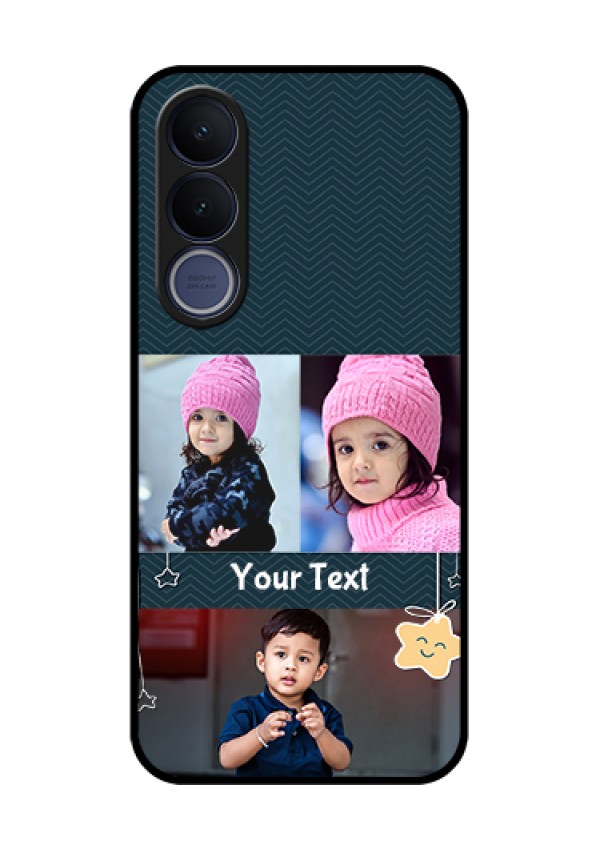 Vivo V70 FE 5G Custom Glass Phone Case - Hanging Stars Design