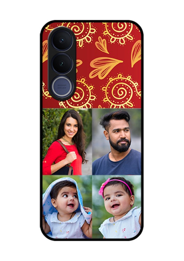 Vivo V70 FE 5G Custom Glass Phone Case - 4 Image Traditional Design