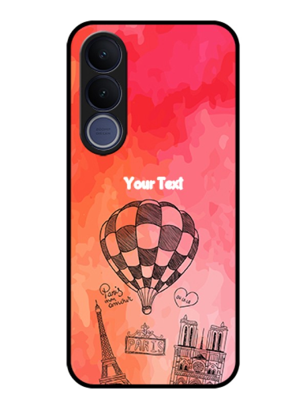 Custom Vivo V70 FE 5G Custom Glass Phone Case - Paris Theme Design