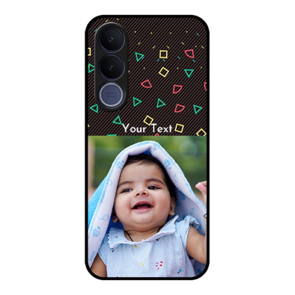 Vivo V70 FE 5G Custom Glass Phone Case - With Confetti Birthday Design Vivo V70 FE 5G Custom Glass Phone Case - With Confetti Birthday Design
