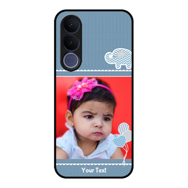 Vivo V70 FE 5G Custom Glass Phone Case - With Kids Pattern Design