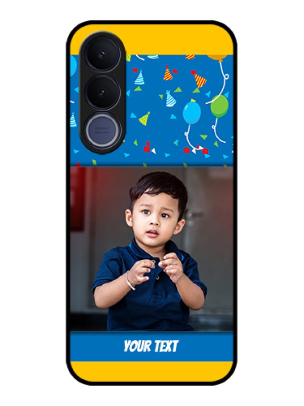 Custom Vivo V70 FE 5G Custom Glass Phone Case - Birthday Wishes Design