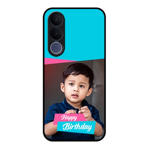Vivo V70 FE 5G Custom Glass Phone Case - Image Holder With 2 Color Design