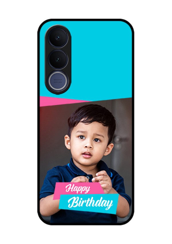 Vivo V70 FE 5G Custom Glass Phone Case - Image Holder With 2 Color Design