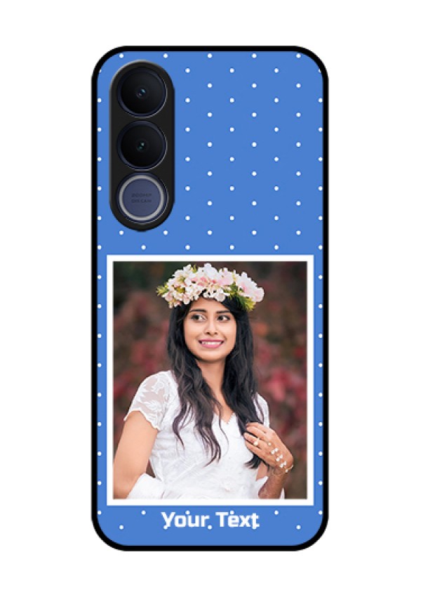 Vivo V70 FE 5G Custom Glass Phone Case - Polka Dots Design
